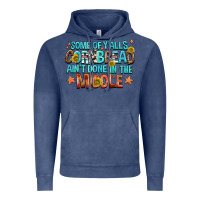 Vintage Denim some of yalls cornbread aint done in the middle Vintage Hoodie - NancyCooperArtShop