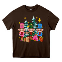 Chocolate Brown nutcrackers and gifts ado Heavy Core Tee - AdoDesignShop