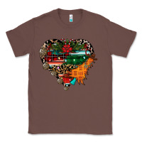 Chestnut festive western christmas heart Classic Tee - CowhideDigitalArt