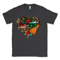 Smoke festive western christmas heart Classic Tee - CowhideDigitalArt