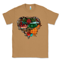 Toasted Coconut festive western christmas heart Classic Tee - CowhideDigitalArt