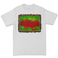 Dove Grey christmas lights background Premium Tee - AdoDesignShop