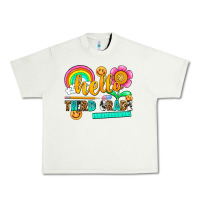 Pistachio hello third grade Urban Heavy Tee - NancyCooperArtShop