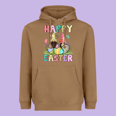 Happy Easter Gnomies Easter Day Heavyweight Hoodie Designed By Cowgirlartshop
