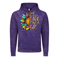 Cloud Purple she believed she could so she did Vintage Hoodie - NancyCooperArtShop