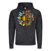 Vintage Black she believed she could so she did Vintage Hoodie - NancyCooperArtShop