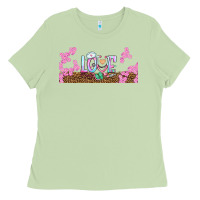Matcha watercolor love nurse libbey glass Ladies Tee - BundleAndBundleShop
