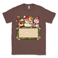 Chestnut santa reindeer snowman preview and costom name Classic Tee - MaliasSmallBusiness