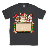 Smoke santa reindeer snowman preview and costom name Classic Tee - MaliasSmallBusiness