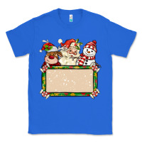True Royal santa reindeer snowman preview and costom name Classic Tee - MaliasSmallBusiness