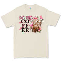 Bone but first coffee floral Premium Tee - JahusDesignShop
