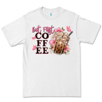 White but first coffee floral Premium Tee - JahusDesignShop
