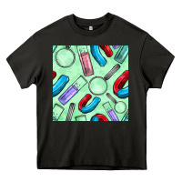 Asphalt sciences seamless pattern Heavy Core Tee - BundleAndBundleShop