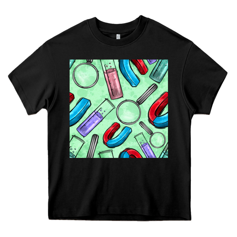 Sciences Seamless Pattern Heavy Core Tee by BundleAndBundleShop | Teevron