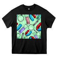 Black sciences seamless pattern Heavy Core Tee - BundleAndBundleShop
