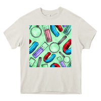 Cream sciences seamless pattern Heavy Core Tee - BundleAndBundleShop