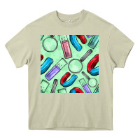 Mossy sciences seamless pattern Heavy Core Tee - BundleAndBundleShop