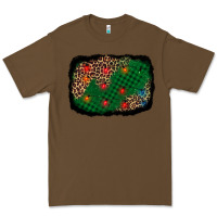 Cacao green buffalo plaid christmas background Premium Tee - AdoDesignShop