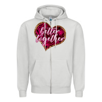 Better Together Valentine's Day Zipper Hoodie | Teevron