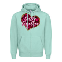 Seafoam Better together Valentine's Day Zipper Hoodie - HowdyJamesFarm