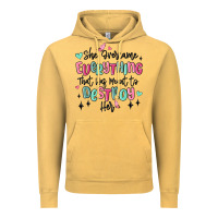Vintage Mustard she overcame everything that was meant to destroy Vintage Hoodie - MaliasSmallBusiness