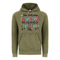 Vintage Olive she overcame everything that was meant to destroy Vintage Hoodie - MaliasSmallBusiness