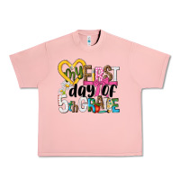 Salmon my first day of 5th grade Urban Heavy Tee - NancyCooperArtShop