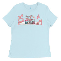 Baby Blue wife mom nurse libbey glass Ladies Tee - BundleAndBundleShop