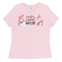 Bubblegum Pink wife mom nurse libbey glass Ladies Tee - BundleAndBundleShop