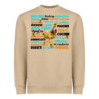 Mushroom chicken typography Heavyweight Sweatshirt - Artiststas