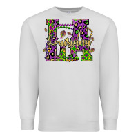 Dove Grey louisiana mardi gras Premium Sweatshirt - OliviaCreatesArt