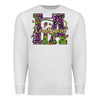 Oatmeal Heather louisiana mardi gras Premium Sweatshirt - OliviaCreatesArt