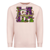 Pale Pink louisiana mardi gras Premium Sweatshirt - OliviaCreatesArt