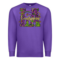 Purple louisiana mardi gras Premium Sweatshirt - OliviaCreatesArt