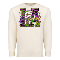 Sandshell louisiana mardi gras Premium Sweatshirt - OliviaCreatesArt