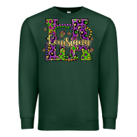 Sports Green louisiana mardi gras Premium Sweatshirt - OliviaCreatesArt