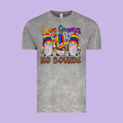 Love Gnomes No Bounds Vintage Tee Designed By Jahusdesignshop