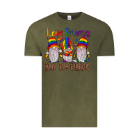 Vintage Olive love gnomes no bounds Vintage Tee - JahusDesignShop