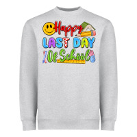 Heather Grey happy last day of school Heavyweight Sweatshirt - Artiststas