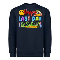 Navy happy last day of school Heavyweight Sweatshirt - Artiststas