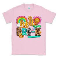 Bubblegum Pink hello pre k Classic Tee - NancyCooperArtShop