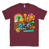 Burgundy hello pre k Classic Tee - NancyCooperArtShop