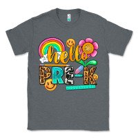 Charcoal Heather hello pre k Classic Tee - NancyCooperArtShop