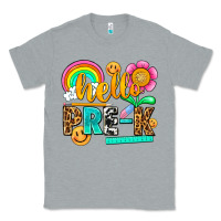 Heather Grey hello pre k Classic Tee - NancyCooperArtShop