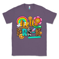 Lavender hello pre k Classic Tee - NancyCooperArtShop