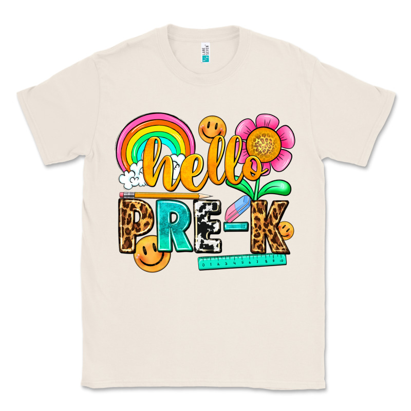 Hello Pre K Classic Tee by NancyCooperArtShop | Teevron