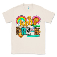 Natural hello pre k Classic Tee - NancyCooperArtShop