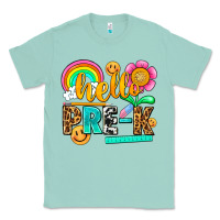 Seafoam hello pre k Classic Tee - NancyCooperArtShop