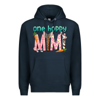 Navy One hoppy Mimi Easter Day Premium Hoodie - HowdyJamesFarm