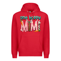 Red One hoppy Mimi Easter Day Premium Hoodie - HowdyJamesFarm